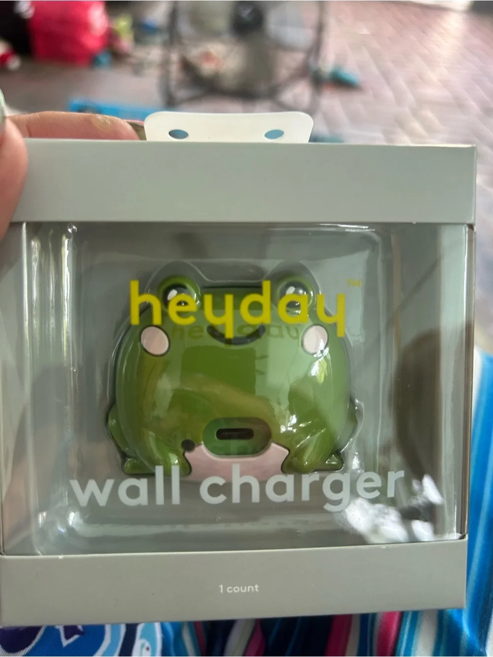 heyday Green Frog USB Wall Charger